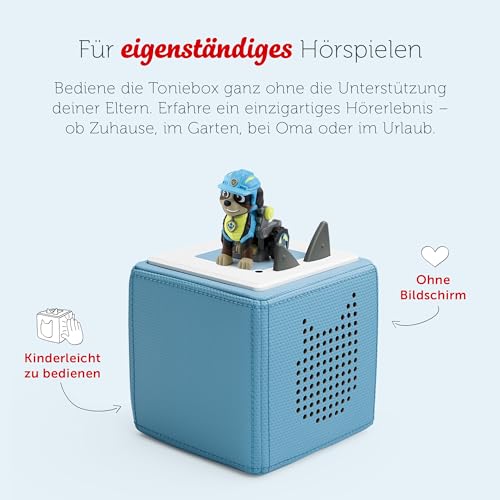 tonies Personaggi uditivi per Toniebox, PAW Patrol – Salvataggio per T-Rex, gioco di ascolto con 3 storie per bambini dai 3 anni in su, tempo di gioco circa 51 minuti - immagine 3