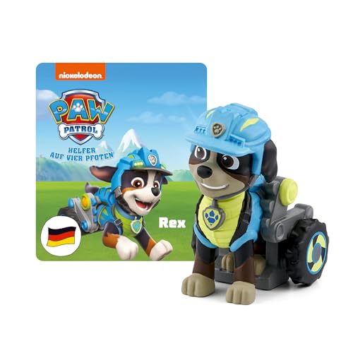 tonies Personaggi uditivi per Toniebox, PAW Patrol – Salvataggio per T-Rex, gioco di ascolto con 3 storie per bambini dai 3 anni in su, tempo di gioco circa 51 minuti