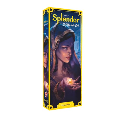 Asmodee - SPLENDOR La Via della Seta - Gioco da Tavolo a partire di 10 anni - Versione italiana - Gioco di riflessione e strategia - 2-4 giocatori - 30 minuti
