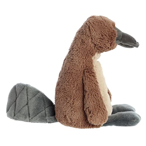 Aurora Charming Talltales - Peluche ornitorinco, irresistibile carinit , compagni adorabili, 35,5 cm, colore: Marrone - immagine 4