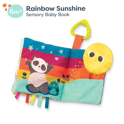 B. toys- B. Sunshine Sensory Libro sensorial Baby Book, Rainbow, Colore, 71947 - immagine 7