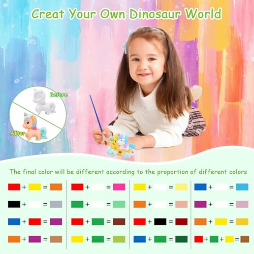 Ballery Kit Pittura Unicorno per Bambini DIY, Giochi per Bambini, Giocattoli Bambino Giocattolo de Arte e Artigianale con Colori Creativi Regalo Compleanno Natale per Bambini 3 5 6 8 12 Anni - immagine 3