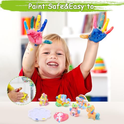 Ballery Kit Pittura Unicorno per Bambini DIY, Giochi per Bambini, Giocattoli Bambino Giocattolo de Arte e Artigianale con Colori Creativi Regalo Compleanno Natale per Bambini 3 5 6 8 12 Anni - immagine 5