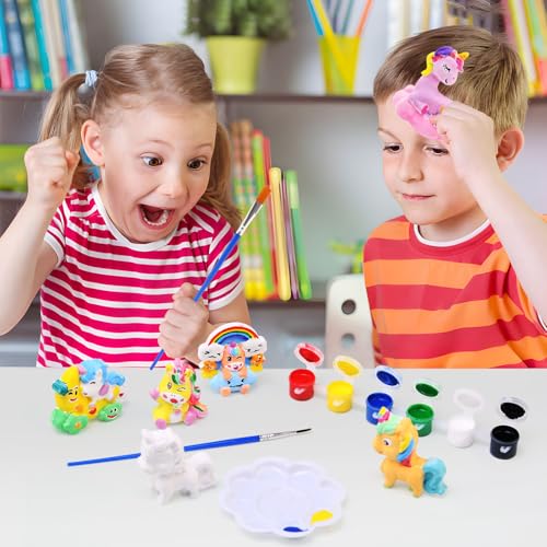 Ballery Kit Pittura Unicorno per Bambini DIY, Giochi per Bambini, Giocattoli Bambino Giocattolo de Arte e Artigianale con Colori Creativi Regalo Compleanno Natale per Bambini 3 5 6 8 12 Anni - immagine 6