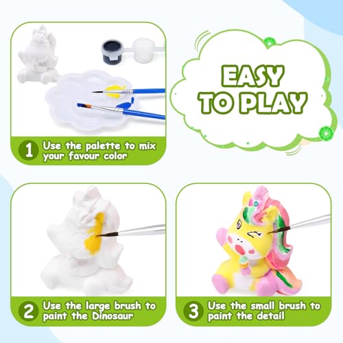 Ballery Kit Pittura Unicorno per Bambini DIY, Giochi per Bambini, Giocattoli Bambino Giocattolo de Arte e Artigianale con Colori Creativi Regalo Compleanno Natale per Bambini 3 5 6 8 12 Anni - immagine 8