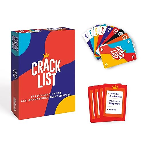CRACK LIST- Gioco di Carte, Colore Rosso, Blu, Giallo, Kleines Format, YQ-CL-00000-DE - immagine 10