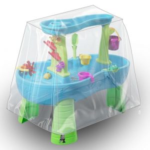 Copertura per tavolo da gioco per bambini, adatta a Step2 con docce a pioggia, stagno, tavolo da gioco per giochi all'aperto, copertura per giochi da esterno, 99 x 55 x 83 cm (lunghezza x larghezza x