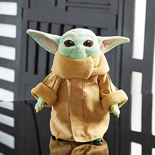 Disney Store Peluche di Grogu, Star Wars: The Mandalorian, 25 cm/9", Peluche di Grogu con la Classica Veste e Dettagli del Viso Ricamati, per Tutte Le età - immagine 4