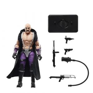 G.I. Joe Classified Series Retro Cardback Dr. Mindbender, Action figure da collezione, 15,2 cm, con 7 accessori