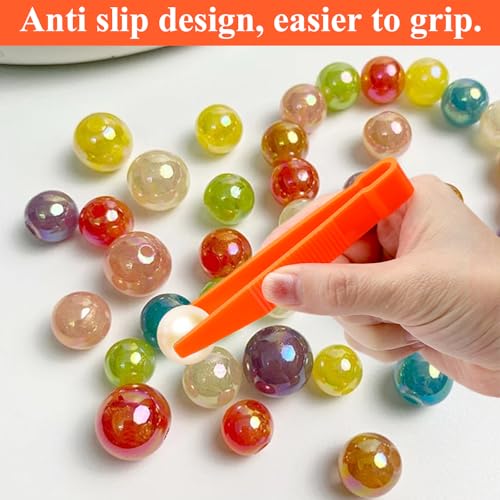 HENGBIRD Pinzette per bambini, 10 pezzi, in plastica colorata, per bambini, per abilità motorie, pinzette colorate per ordinare, contare, fai da te - immagine 7