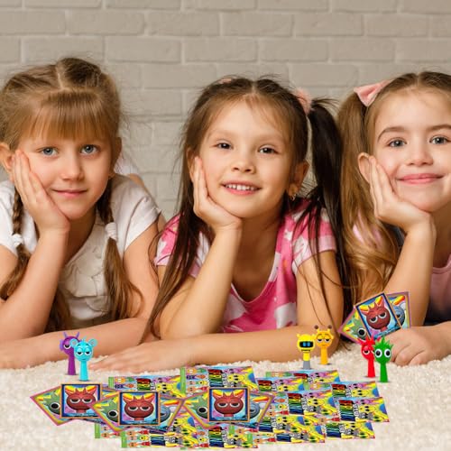 HTGWCG Cartoon Action Figures, Blind Pack, Giocattoli Colorati Per Bambini, Sicuri E Resistenti,Perfetti Come Regali Di Natale Per Ragazzi E Ragazze Appassionati Di Giochi - immagine 5