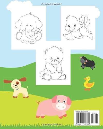 Il Mio Primo Grande Libro da Colorare Per i Più Piccoli: Animali da colorare per i più piccoli | Libro da colorare per bambini di 1-3 anni | Un bel libro di attività per i più piccoli - immagine 3