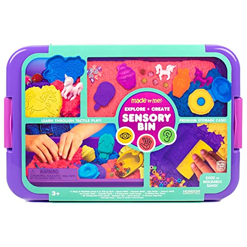 Made By Me Explore + Create Unicorn Sensory Bin - Sensory Bins for Toddlers - all-in-One Tactile Sensory Toys - Learn Through Play Toys - Unique Fine Motor Toys & Magical Sensory Experience - immagine 3