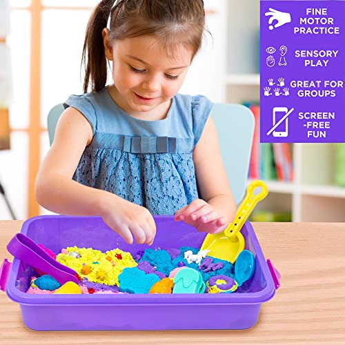 Made By Me Explore + Create Unicorn Sensory Bin - Sensory Bins for Toddlers - all-in-One Tactile Sensory Toys - Learn Through Play Toys - Unique Fine Motor Toys & Magical Sensory Experience - immagine 7