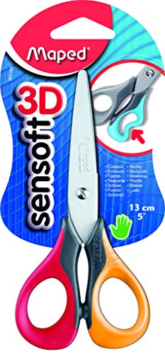 Maped Sensoft - Forbici ergonomici, 13 cm, colori assortiti - immagine 16