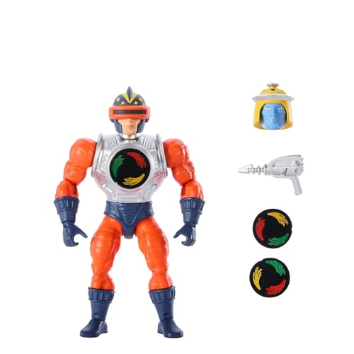 ​Masters of the Universe Origins - Sy-Klone Serie Sketchbook, action figure snodata degli anni '80, tornado umano dal design dettagliato, giocattolo per bambini, 6+ anni, JFX02