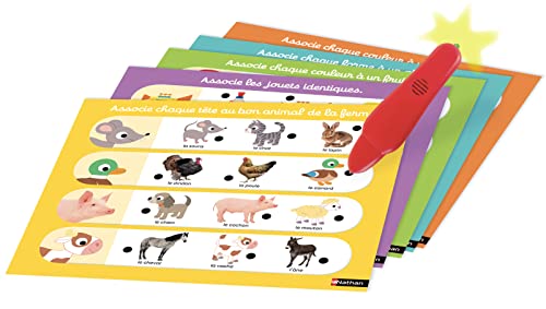 Nathan - Baby Electro Mon Imagier - Scopri forme e colori - Gioco educativo elettronico - 1 penna sonora e luminosa inclusa - Per bambini dai 2 anni - immagine 3