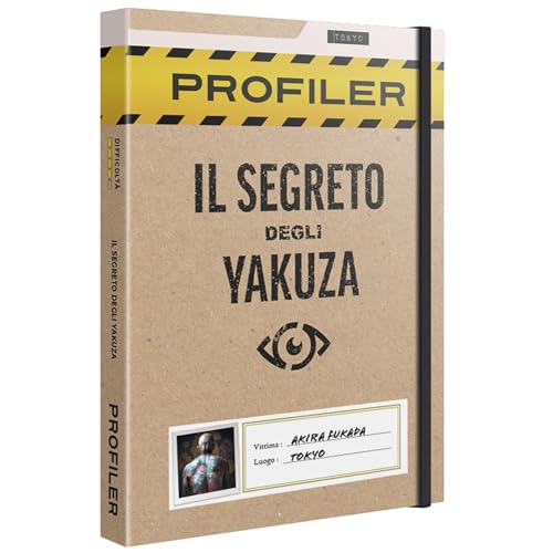 Platonia Games PROFILER - Il Segreto DEGLI YAKUZA - Chi ha ucciso Akira Fukada? - Gioco di società Escape Game - Gioco d'indagine collaborativa coinvolgente, 1-6 giocatori