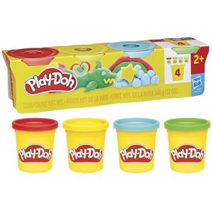 Play-Doh, Confezione da 4 Colori Classici da 84 g