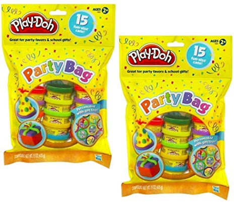Play-Doh Party Bag Pough, 15 pezzi (colori assortiti)