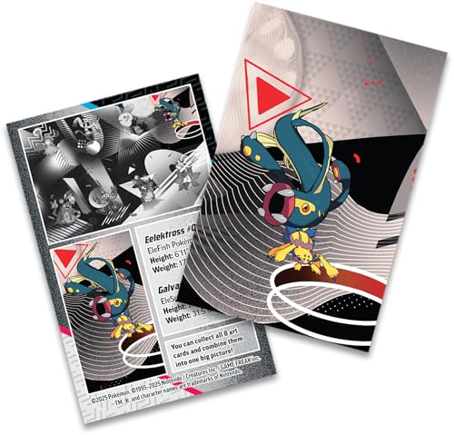 Pokémon- Eelektross e Galvantula Tipo di Prodotto, Multicolore, 8.13 cm x 12.19 cm x 0.1 cm, 10-10044-122 - immagine 5
