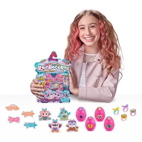 Rainbocorns ZURU Itzy Glitzy Surprise Serie 2, Uova da Collezione, Confezione Doppia Elefante, Gufo Series 2, 2X 4 Pack (8 Eggs Total), Colore 2 Pack, Misura Standard, 9243 - immagine 7
