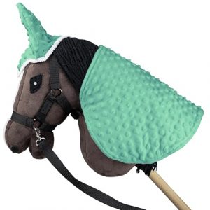 SKIPPI Coperta e Cuffietta per Hobby Horse - Menta, Hobby Horse Accessori