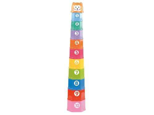 Teorema 64171 - Torre Colorata con Lettere e Numeri da Impilare, Multicolore - immagine 4