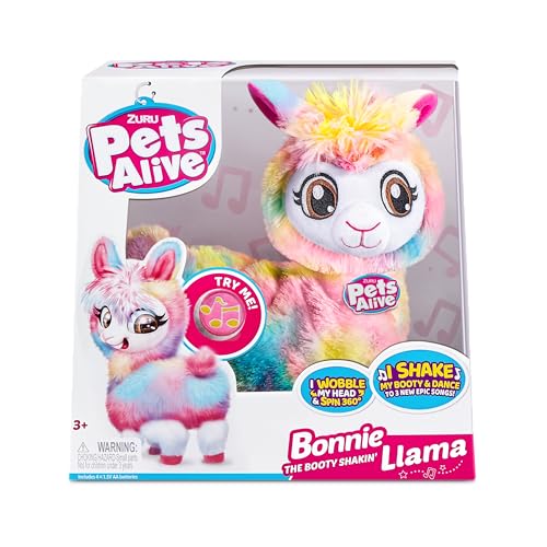 Zuru Pets Alive Rainbow Boppi The Booty Shakin 'Llama, Misto, Colore Pink, One Size, 9518 - immagine 3