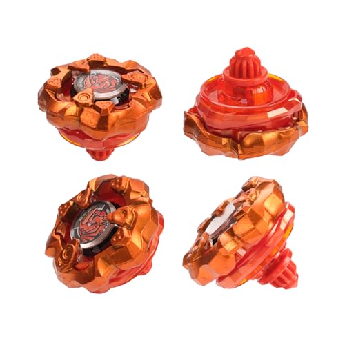 2 X Trottole Set, Trottole da Combattimento Set Gyro Toy, tipo di difesa Horn Rhino e tipo di equilibrio Claw Leon, Gyro da battaglia per bambini e bambine di 6 anni - immagine 3