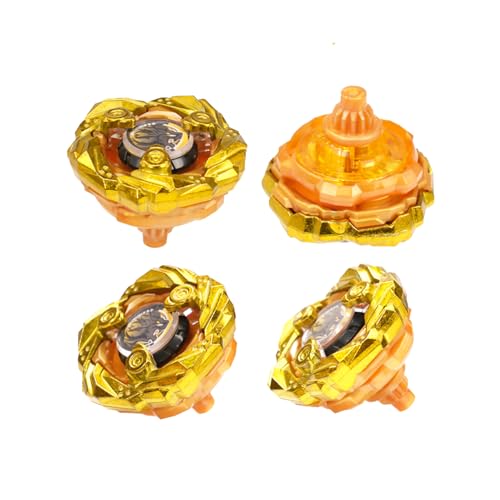 2 X Trottole Set, Trottole da Combattimento Set Gyro Toy, tipo di difesa Horn Rhino e tipo di equilibrio Claw Leon, Gyro da battaglia per bambini e bambine di 6 anni - immagine 4