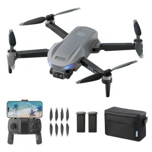 Ameta Drone con Telecamera 4K Professionale e GPS, S50 Lite Droni FPV con Ritorno Automatico, 50 Minuti di Volo, Follow Me, Modalità Intelligenti, Controllo Gesti, Portata 500m, Meno di 249g