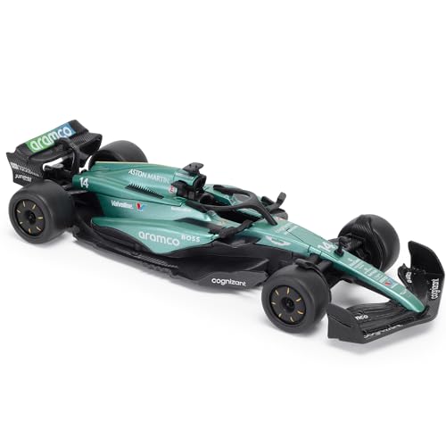 CMJ Aston Martin AMR24 F1 2024 Modellino auto in scala 1:43 – Fernando Alonso Edition | Modello da collezione altamente dettagliato | Prodotto con licenza ufficiale
