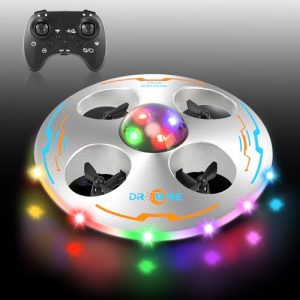 Charmofun Mini Drone per Bambini, Drone Giocattolo per Principianti UFO 360°,Droni Quadricottero con Luci LED e 3 Batterie, Droni Telecomandato Giocattolo Regalo per Ragazzi e Ragazze