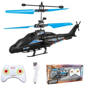 Elicottero Telecomandato per Bambini e Principianti - Droni Giocattolo con Luci LED, Mini Drone per Bambini 6 7 8 9 10+ Anni, Sensore IR e Sistema di Sicurezza, Regalo per Bambini