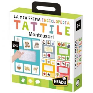 Headu La Mia Prima Enciclopedia Tattile Montessori Gioca E Scopri Con Le Speciali Tessere It53580 Gioco Educativo Per Bambini 2-4 Anni Designed In Italy