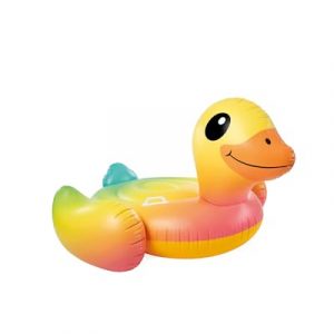 Intex Yellow Duck Inflatable Ride-On, 58" X 58" X 32", for Ages 14+