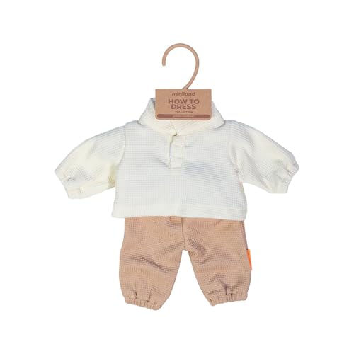 Miniland - Vestiti per Bambola da 38 cm, Accessorio di Abbigliamento per Bambole, Maglione e Pantaloni Mezza Stagione - immagine 3
