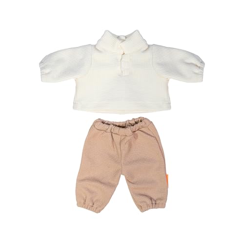 Miniland - Vestiti per Bambola da 38 cm, Accessorio di Abbigliamento per Bambole, Maglione e Pantaloni Mezza Stagione