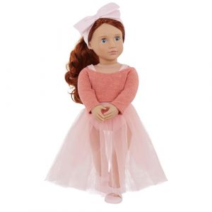 Our Generation – Bambola 46 cm Pigiama Party Jovie con Capelli Biondi, Occhi Verdi, Coniglietto Peluche & Pigiama – Bambola Bina Grigia BD31227Z – Bambola Maria in Pigiama BD31266Z – Aubrie