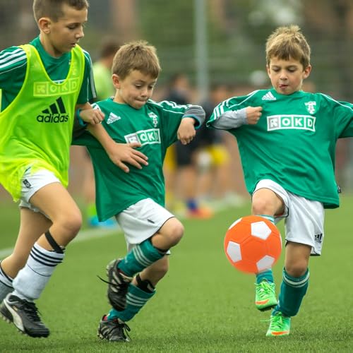 Palla da Calcio Curva da Calcio per Bambini, Taglia 5 Pallone da Calcio Curvo Cuciture Rinforzate, Calcio in Gomma Curva Swerve Ball Calcio Aadatto per Regali e Partite di Calcio per Bambini - immagine 7