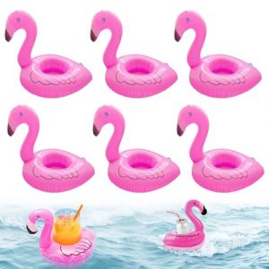 Portabibite Gonfiabile, 6 Pezzi Aufblasbares Getränkehalter-Set, Set portabicchieri Gonfiabile, Getränkehalter Pool, Prestazioni Di Lunga Durata/È Facile Da Aufblasbares, per Feste/Vacanze/Bagno