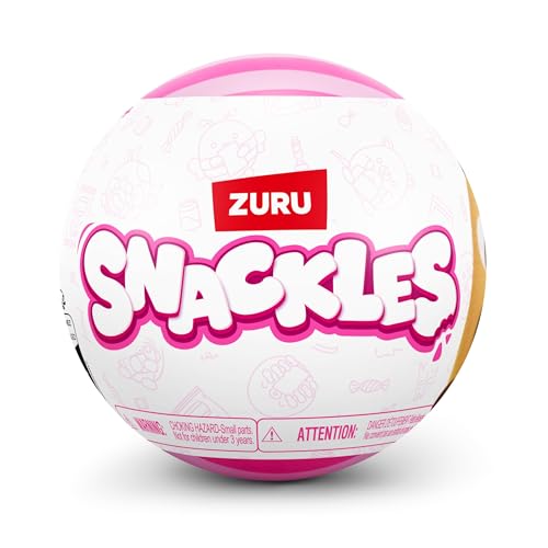 Snackles, peluche Serie 3 da 13 cm di ZURU, peluche con accessorio snack di marca (assortimento casuale) - immagine 3