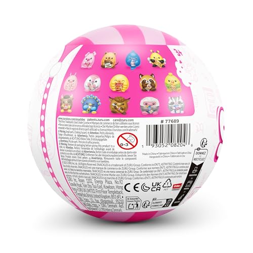 Snackles, peluche Serie 3 da 13 cm di ZURU, peluche con accessorio snack di marca (assortimento casuale) - immagine 4