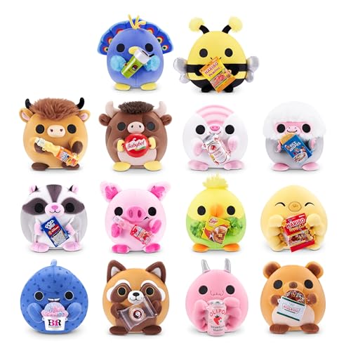 Snackles, peluche Serie 3 da 13 cm di ZURU, peluche con accessorio snack di marca (assortimento casuale) - immagine 7