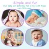 WeddHuis 4 PCS Baby Rattle Neonato Sonagli Calzini da Polso a Sonaglio per Bambini, Sonagli sensoriali, Giocattoli Soffici - 6-12 Mesi - immagine 7